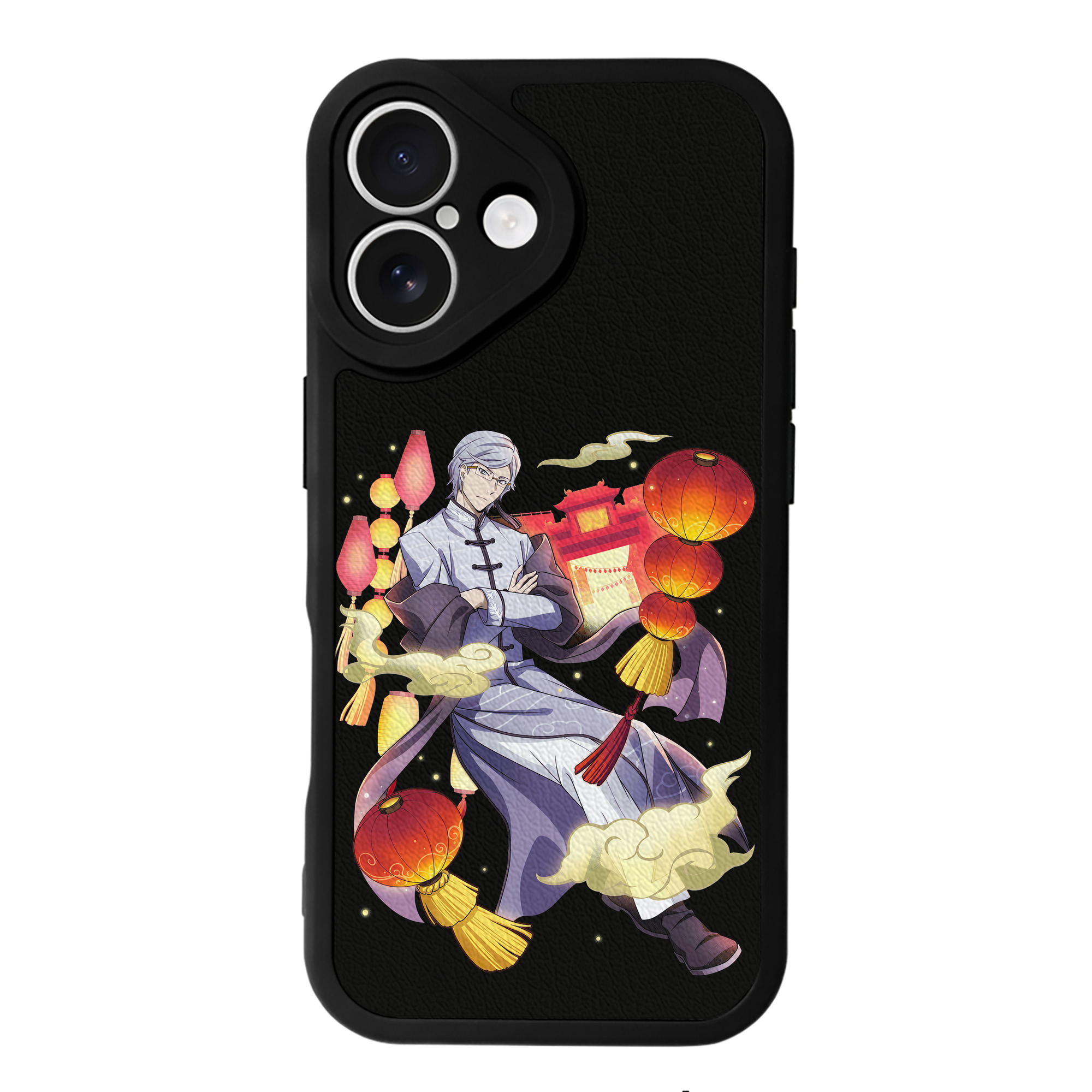（画像用） 文豪ストレイドッグス Bungo Stray Dogs 【iPhone 16シリーズ対応】シリコンスマホケース（レザー調） 材質：シリコン